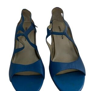 Bellini Blue Heels Stylish Open Design